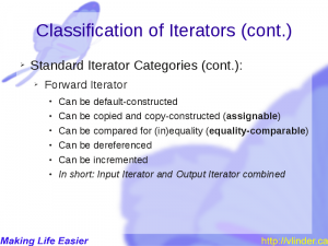 Forward Iterators